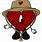 Bad Bunny Heart with Hat
