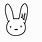 Bad Bunny SVG Kite