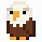 Bald Eagle Pixel Art
