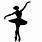Ballerina Silhouette SVG