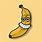 Banana Face Cartoon