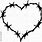 Barb Wire Heart SVG