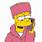 Bart Simpson Pink