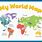 Basic World Map for Kids