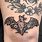 Bat Silhouette Tattoo