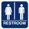 Bathroom Toilet Sign