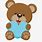 Bear Theme Baby Shower Clip Art