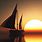Beautiful Sailboat Sunset