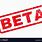 Beta Text Logo