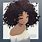 Black Anime with Curly Hair