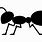 Black Ant Cartoon