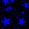 Black Background with Blue Stars