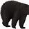 Black Bear Standing Clip Art