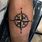 Black Compass Tattoo
