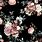 Black Floral Victorian Wallpaper