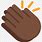 Black Hand Clap Emoji