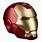 Black Iron Man Helmet