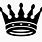 Black King Crown Clip Art