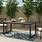 Black Outdoor Dining Table