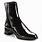 Black Patent Leather Ankle Boots