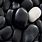 Black Pebbles Wallpaper