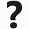 Black Question Mark Emoji