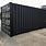 Black Shipping Container