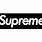 Black Supreme Box Logo