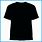 Black T-Shirt SVG