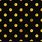 Black and Gold Dots Background