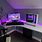 Black and Purple PC Setup