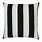 Black and White Striped Cushions