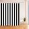 Black and White Striped Shower Curtain