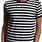 Black and White Striped T Shirt