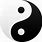 Black and White Yin Yang Symbol
