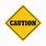 Blank Caution Signs Clip Art