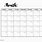 Blank Monthly Calendar Print Out