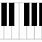 Blank Piano Keyboard Chart
