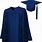 Blue Cap and Gown