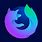 Blue Firefox Logo
