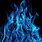 Blue Flame Effect