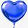 Blue Heart Balloons