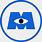 Blue M Logo Monster Inc