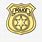 Blue Police Badge Clip Art