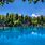 Blue Pond Water