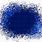 Blue Spray Paint Splatter