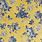 Blue and Yellow Floral Fabric