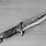 Bowie Knife Black and White