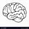 Brain Outline SVG