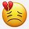 Broken Heart Face Emoji